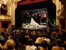Bord de scène après le spectacle Manque à l'appel