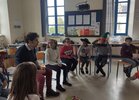 Discussion avec le philosophe Yan Marchand à l'école Gambetta à Morlaix